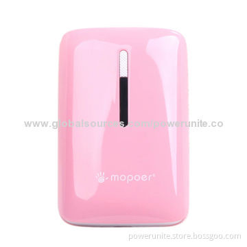 Fashionable Portable Backup Power Bank, Easy for Travel, Dual USB Port, Popular Design, 6,600mAh